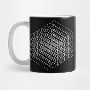 geometric squares design Mug